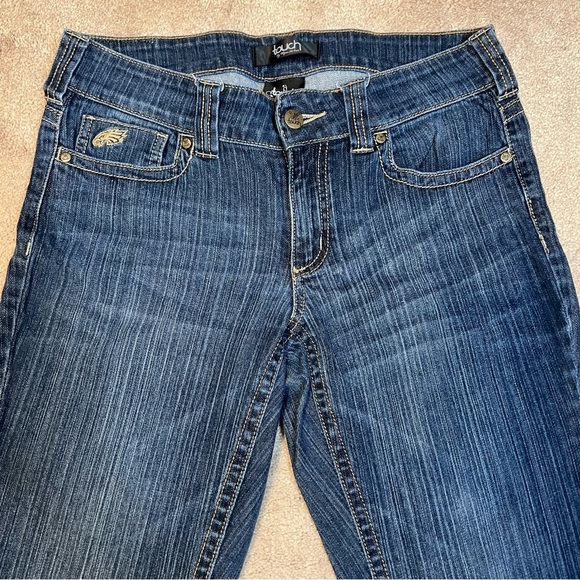 ⬇️ Touch by Alyssa Milano Philadelphia Eagles Flare Jeans 🦅 Size 29 - Picture 6 of 8